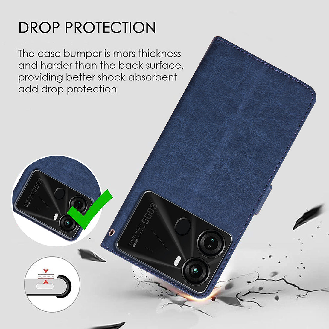 Premium Wallet Flip Cover for Itel A60 4G
