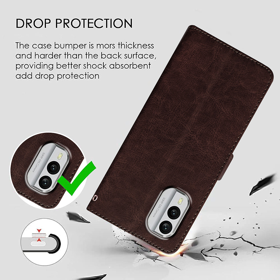 Premium Wallet Flip Cover for Nokia X30 5G