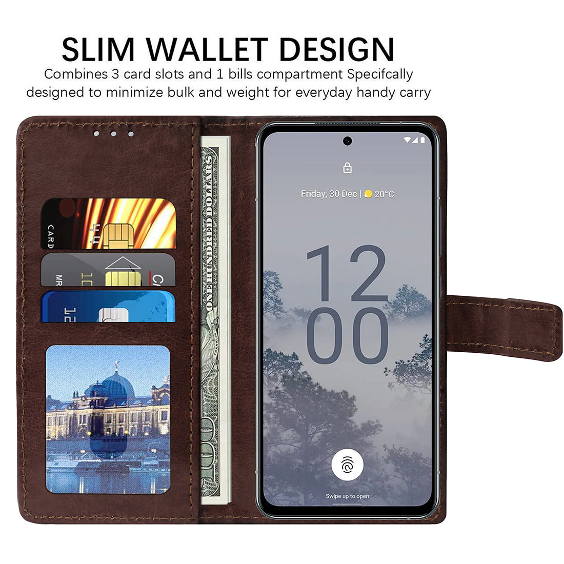 Premium Wallet Flip Cover for Nokia X30 5G