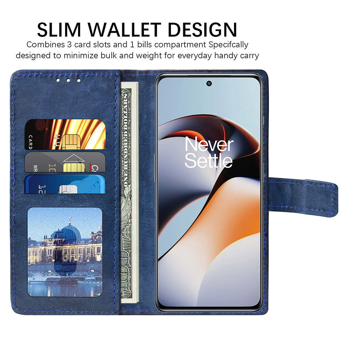 Premium Wallet Flip Cover for OnePlus 11R 5G