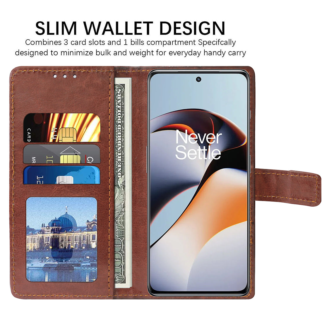 Premium Wallet Flip Cover for OnePlus 11R 5G