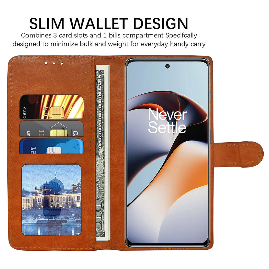 Premium Wallet Flip Cover for OnePlus 11R 5G