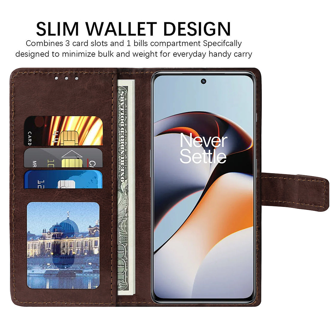 Premium Wallet Flip Cover for OnePlus 11R 5G