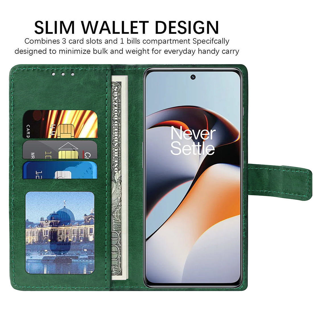 Premium Wallet Flip Cover for OnePlus 11R 5G