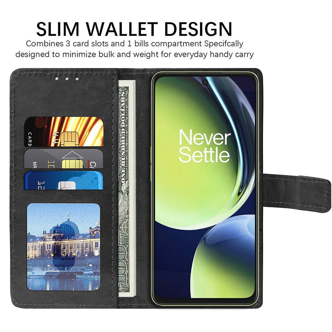 Premium Wallet Flip Cover for OnePlus Nord CE 3 Lite 5G