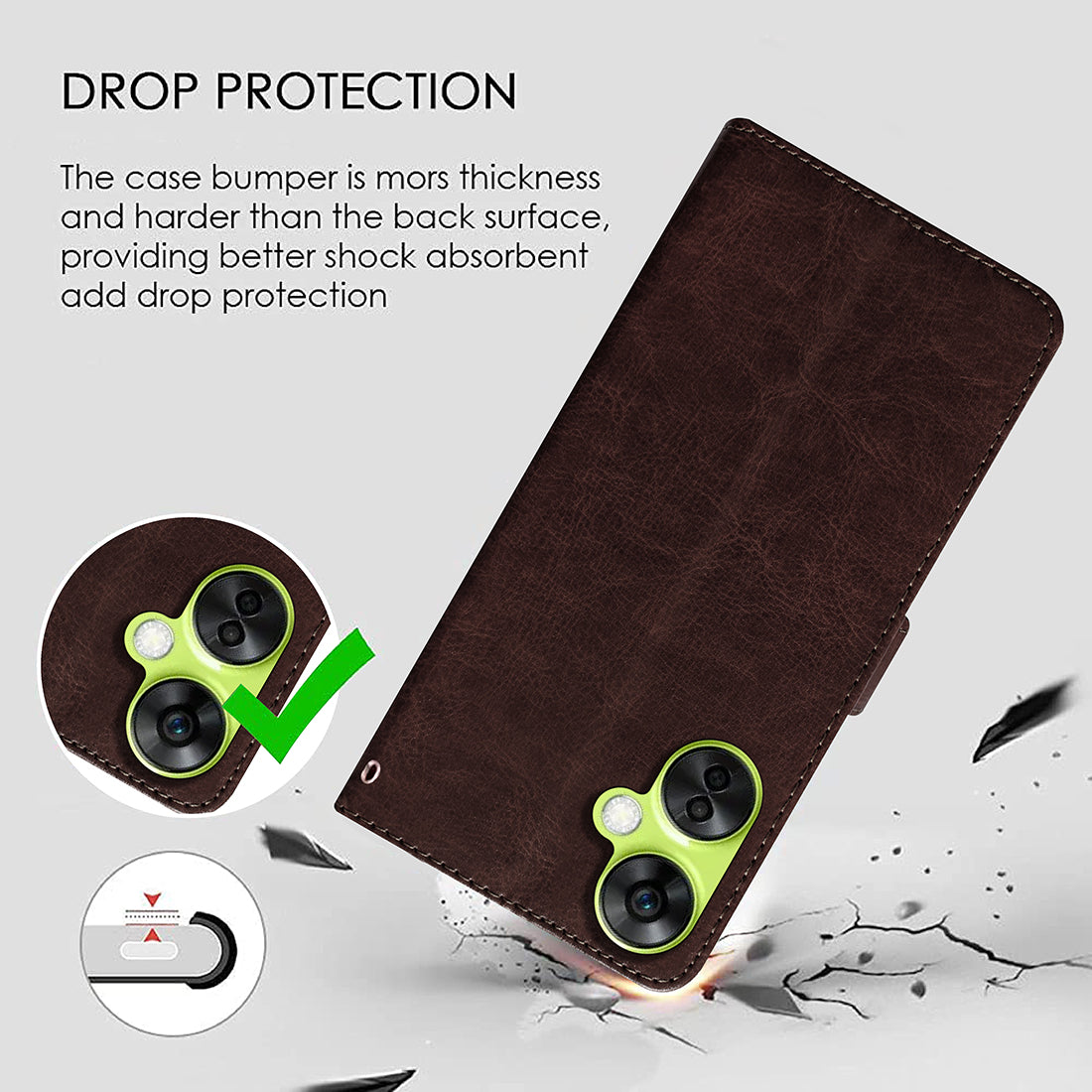 Premium Wallet Flip Cover for OnePlus Nord CE 3 Lite 5G