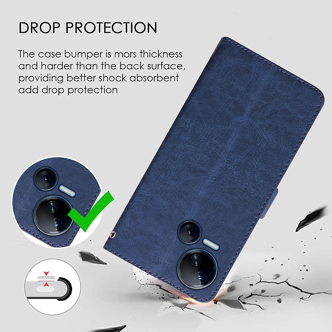 Premium Wallet Flip Cover for Tecno Spark 10 5G