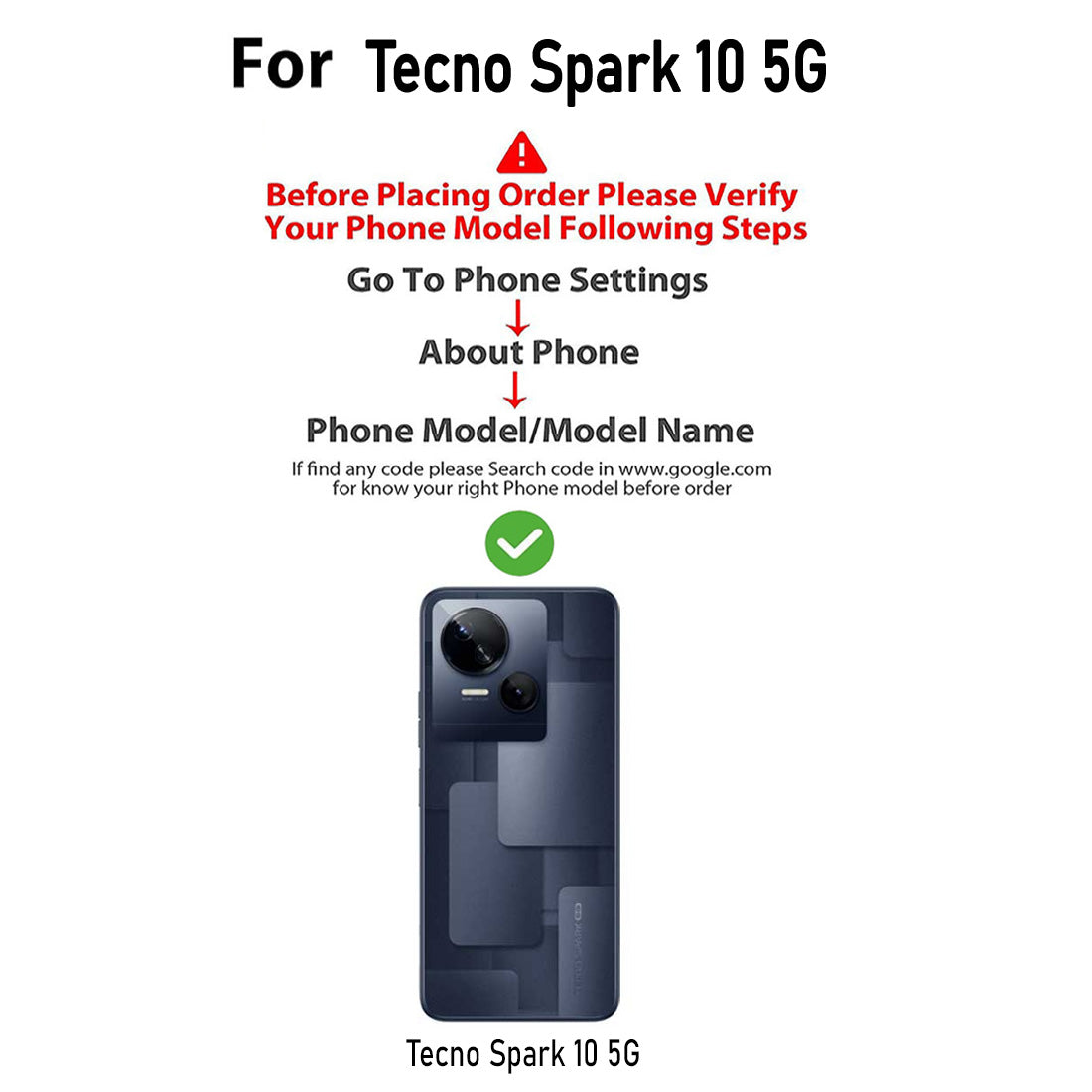 Premium Wallet Flip Cover for Tecno Spark 10 5G