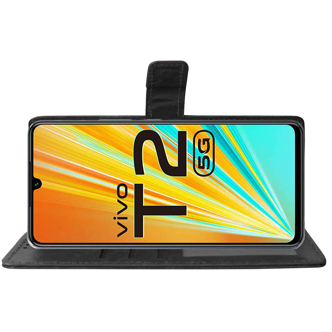 Premium Wallet Flip Cover for Vivo T2 5G / Y100 5G