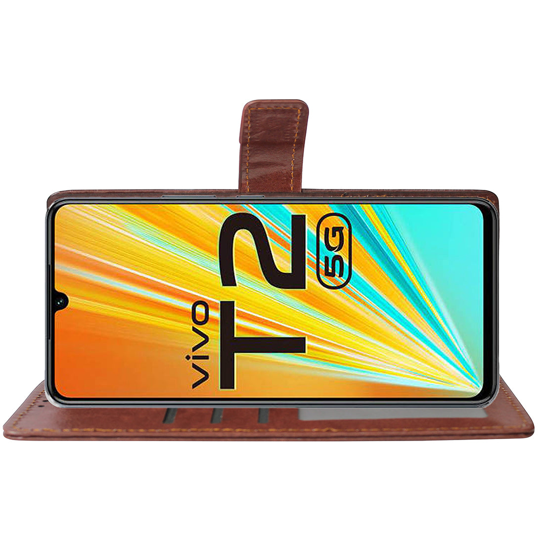 Premium Wallet Flip Cover for Vivo T2 5G / Y100 5G