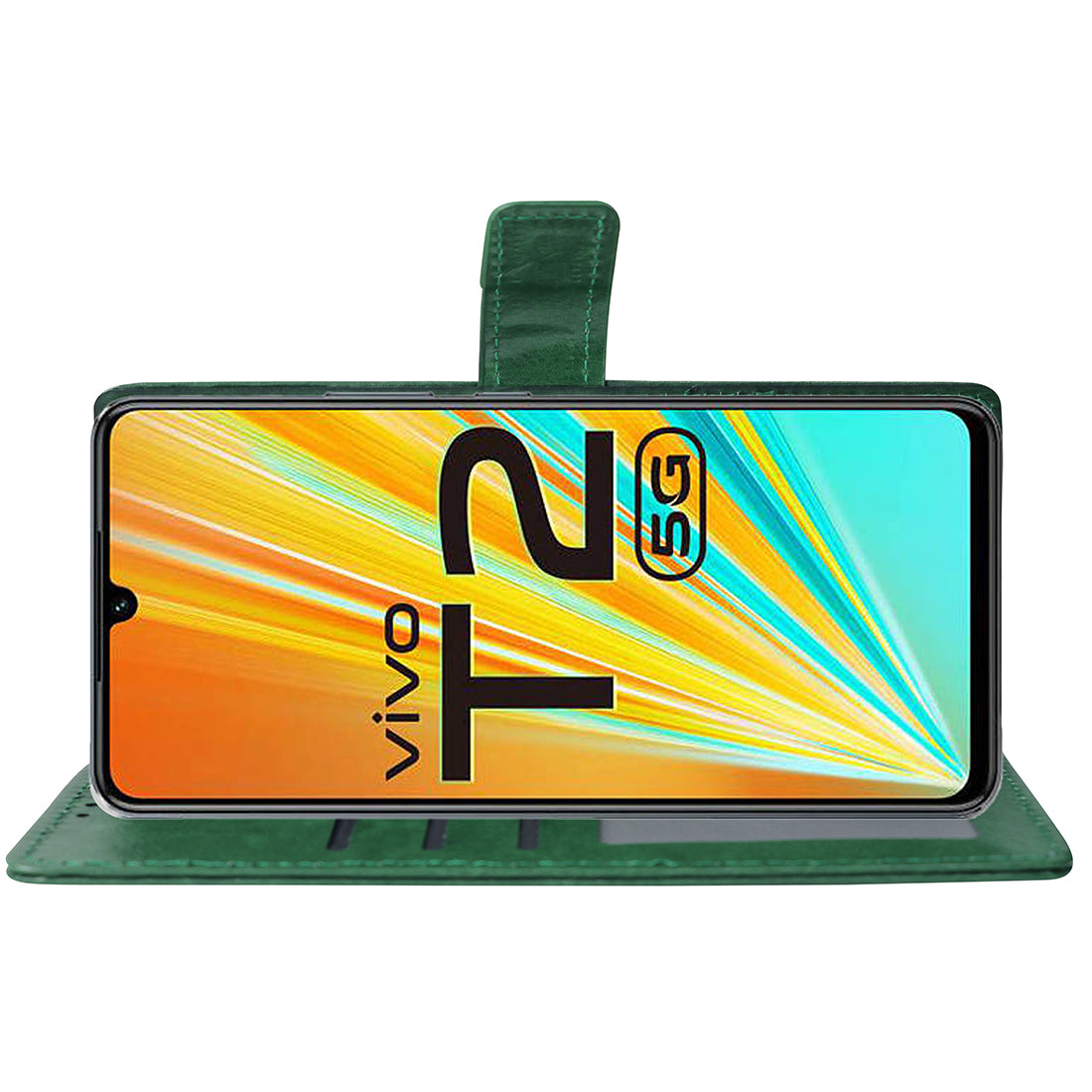 Premium Wallet Flip Cover for Vivo T2 5G / Y100 5G