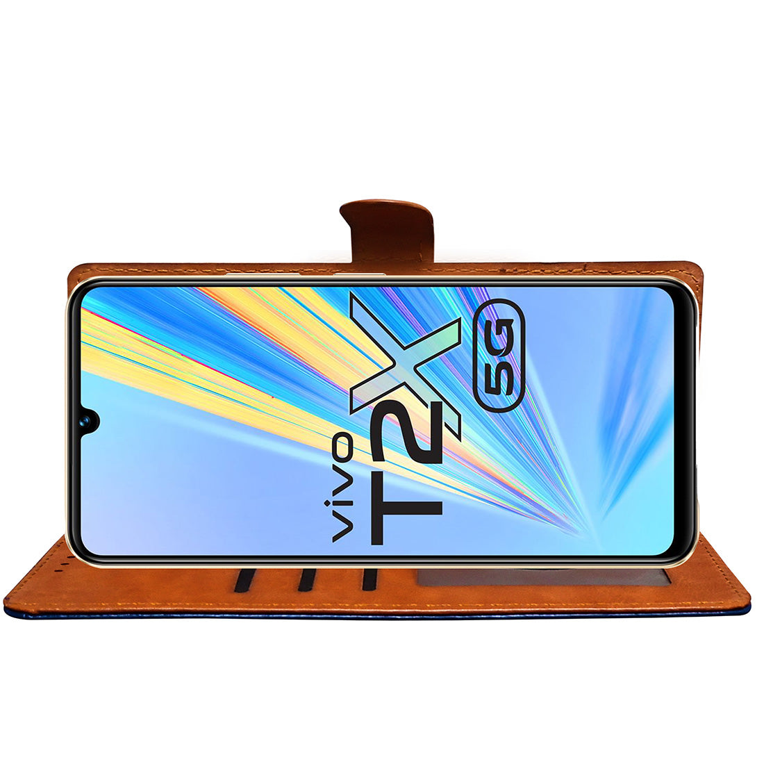 Premium Wallet Flip Cover for Vivo T2x 5G / Y16 4G / Y56 5G