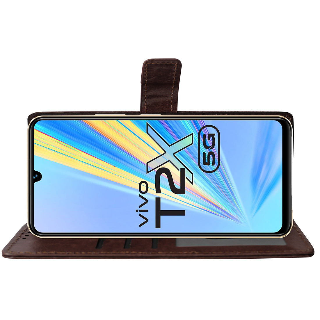 Premium Wallet Flip Cover for Vivo T2x 5G / Y16 4G / Y56 5G