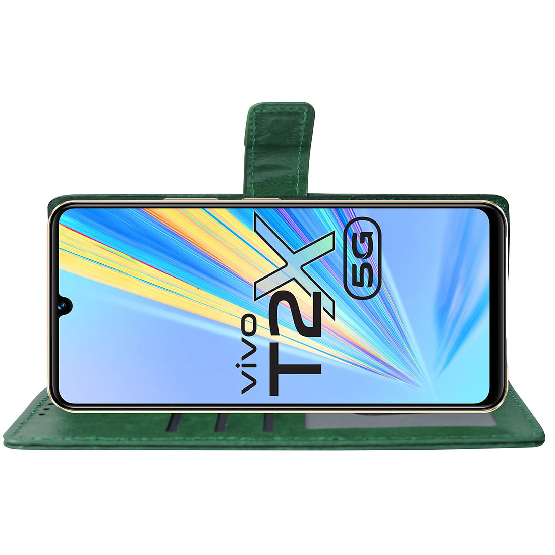 Premium Wallet Flip Cover for Vivo T2x 5G / Y16 4G / Y56 5G