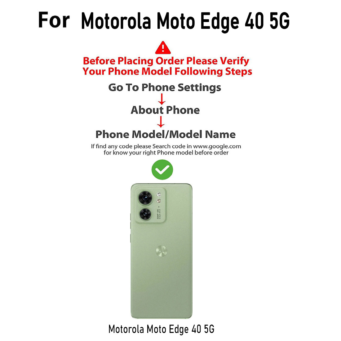 Premium Wallet Flip Cover for Motorola Moto Edge 40 5G