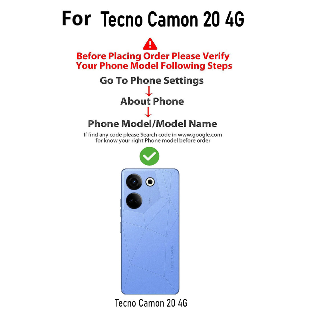 Premium Wallet Flip Cover for Tecno Camon 20 4G