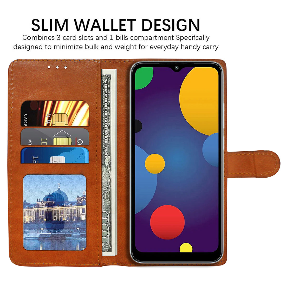 Premium Wallet Flip Cover for Mi Redmi A2 (2023) 4G