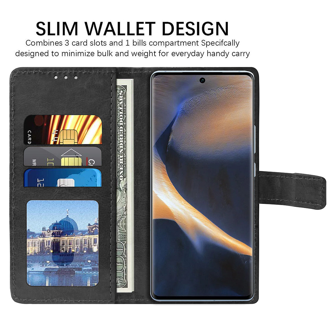 Premium Wallet Flip Cover for Vivo X90 5G