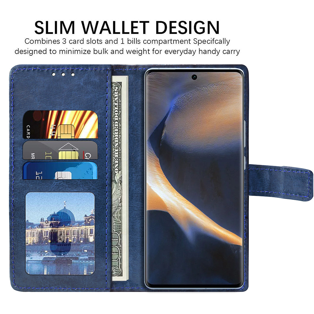 Premium Wallet Flip Cover for Vivo X90 5G