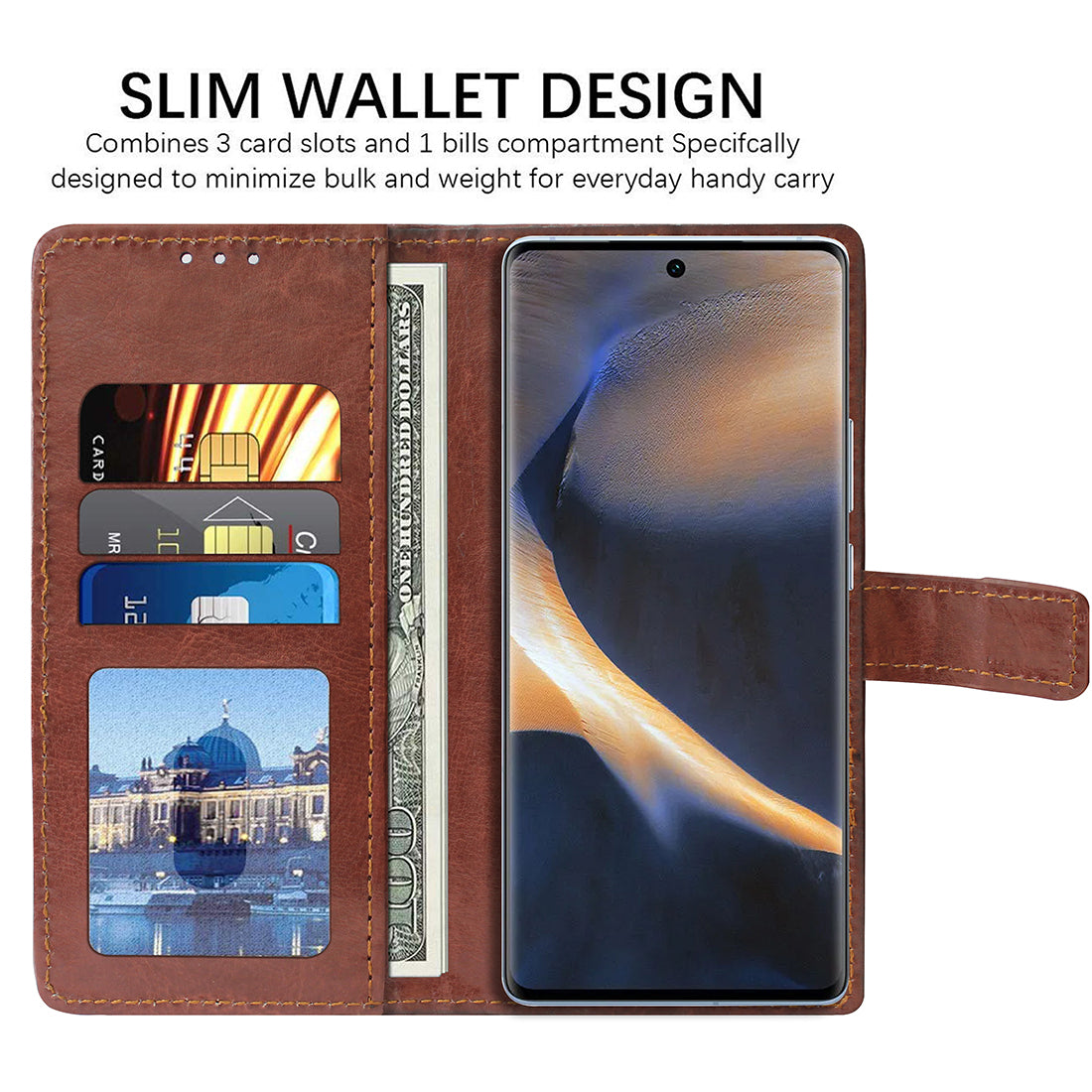 Premium Wallet Flip Cover for Vivo X90 5G
