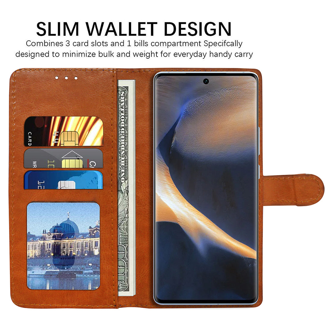 Premium Wallet Flip Cover for Vivo X90 5G