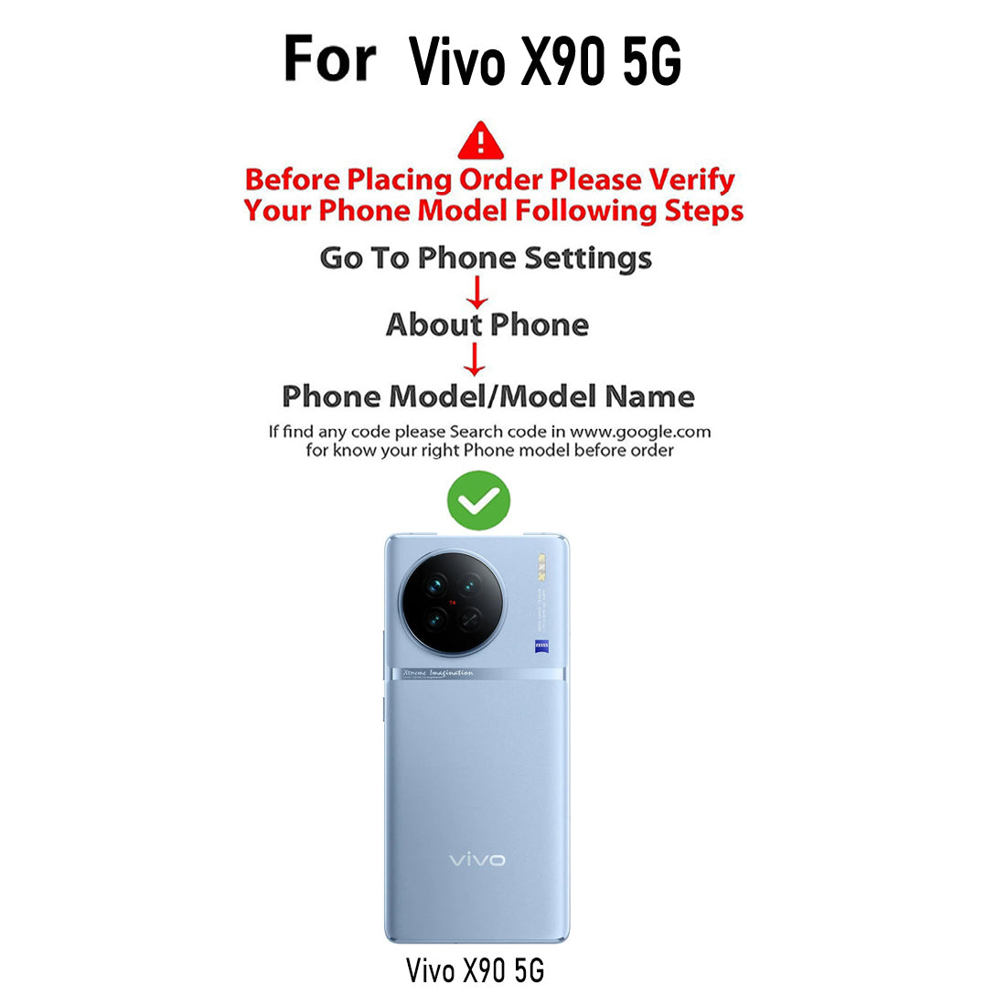 Premium Wallet Flip Cover for Vivo X90 5G