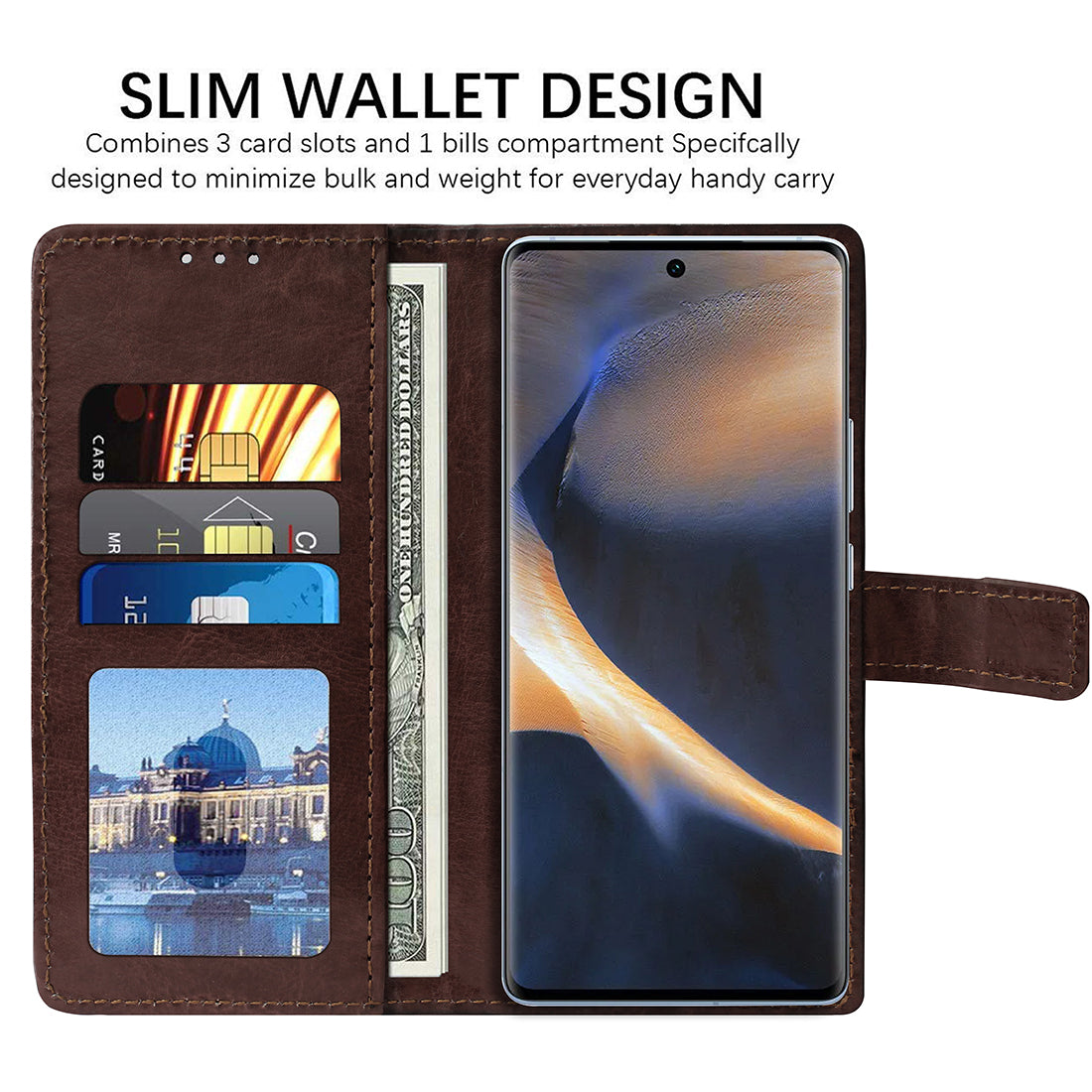 Premium Wallet Flip Cover for Vivo X90 5G