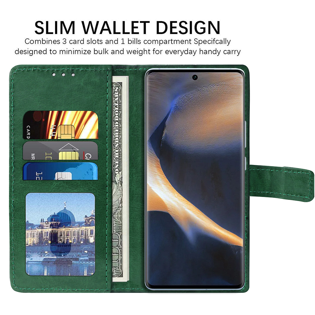 Premium Wallet Flip Cover for Vivo X90 5G