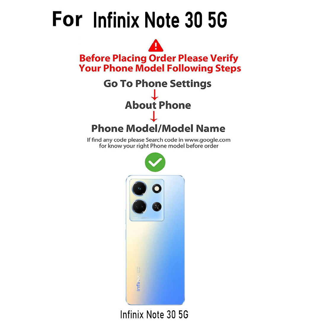 Premium Wallet Flip Cover for Infinix Note 30 5G