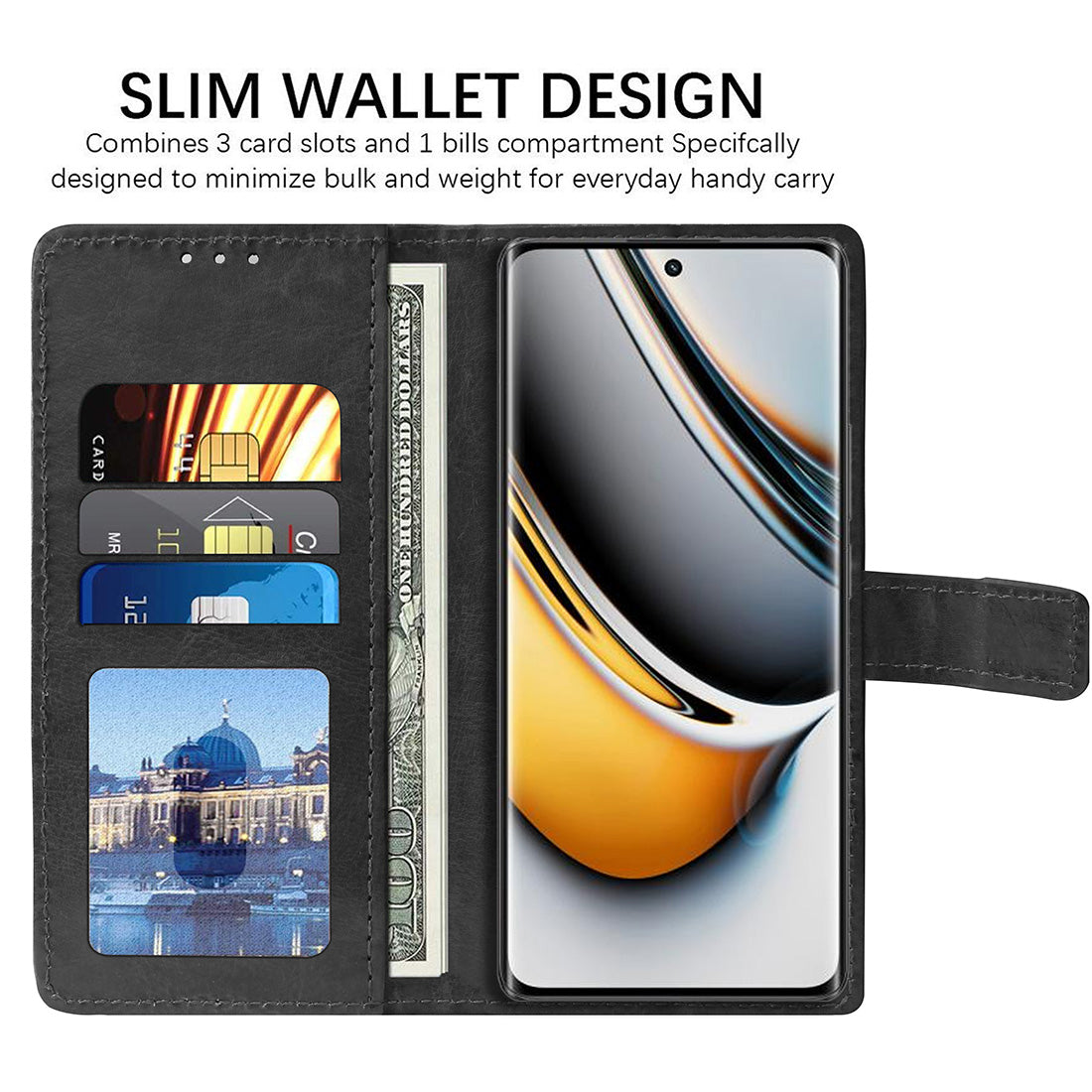 Premium Wallet Flip Cover for Realme 11 Pro 5G / 11 Pro Plus 5G