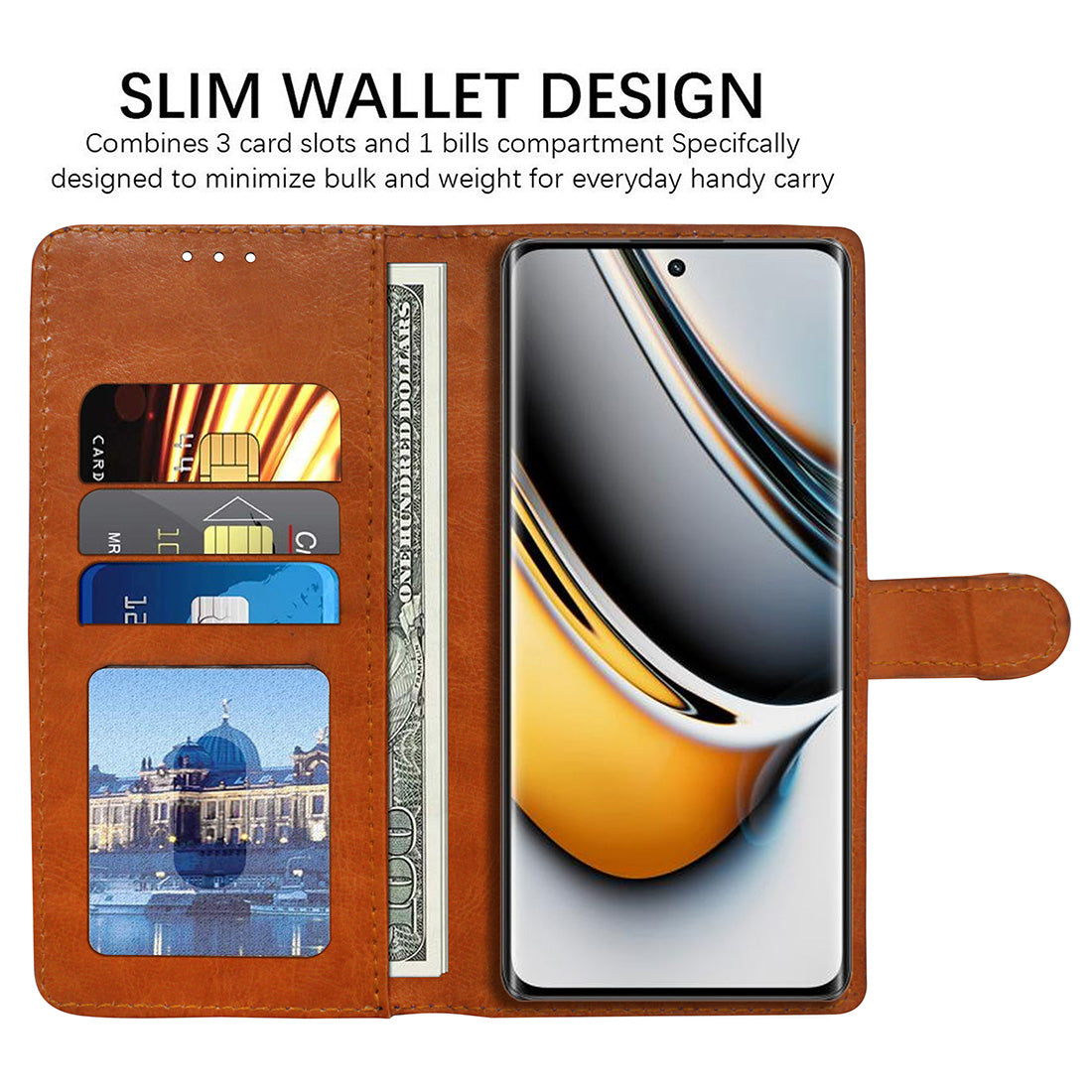 Premium Wallet Flip Cover for Realme 11 Pro 5G / 11 Pro Plus 5G