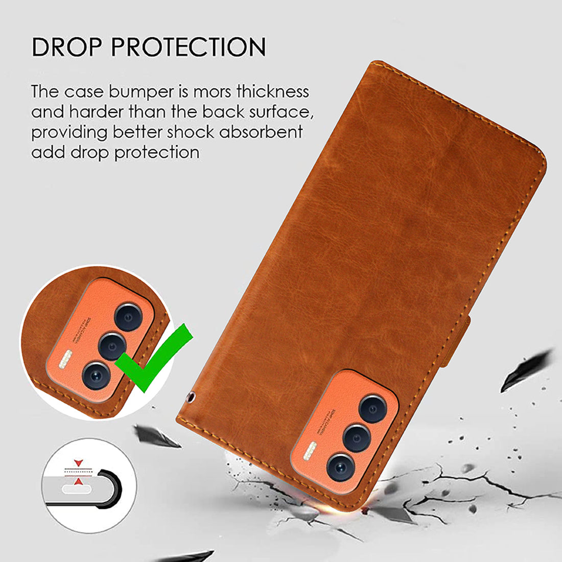 Premium Wallet Flip Cover for Infinix Zero 5G (2023)