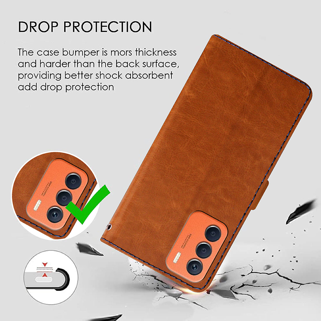 Premium Wallet Flip Cover for Infinix Zero 5G (2023)