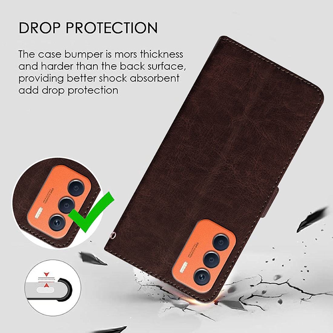 Premium Wallet Flip Cover for Infinix Zero 5G (2023)