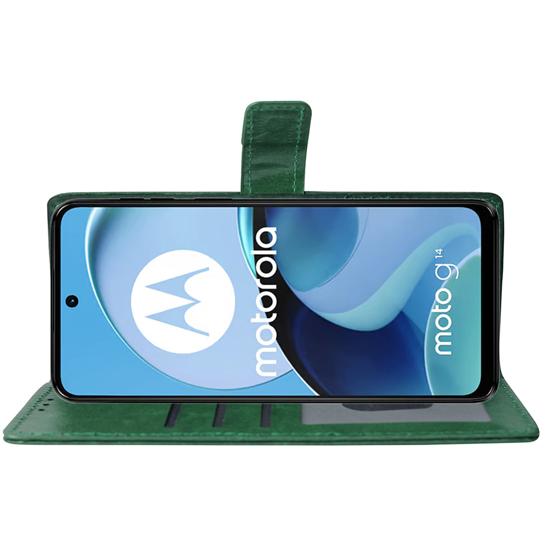 Premium Wallet Flip Cover for Motorola Moto G14 4G