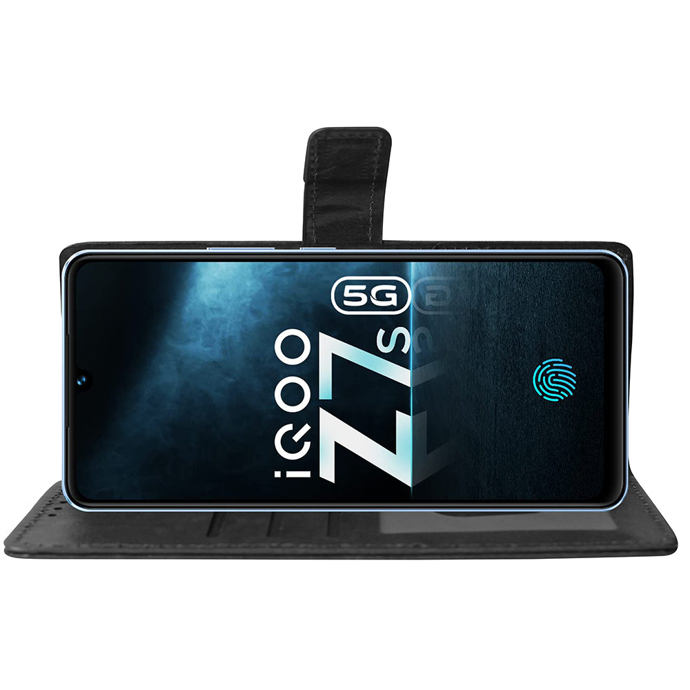 Premium Wallet Flip Cover for iQOO Z7s 5G / iQOO Z7 5G