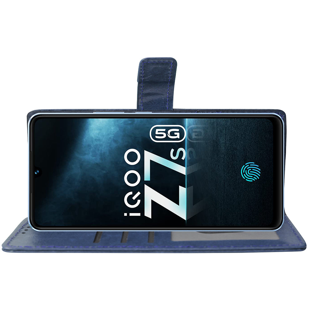 Premium Wallet Flip Cover for iQOO Z7s 5G / iQOO Z7 5G