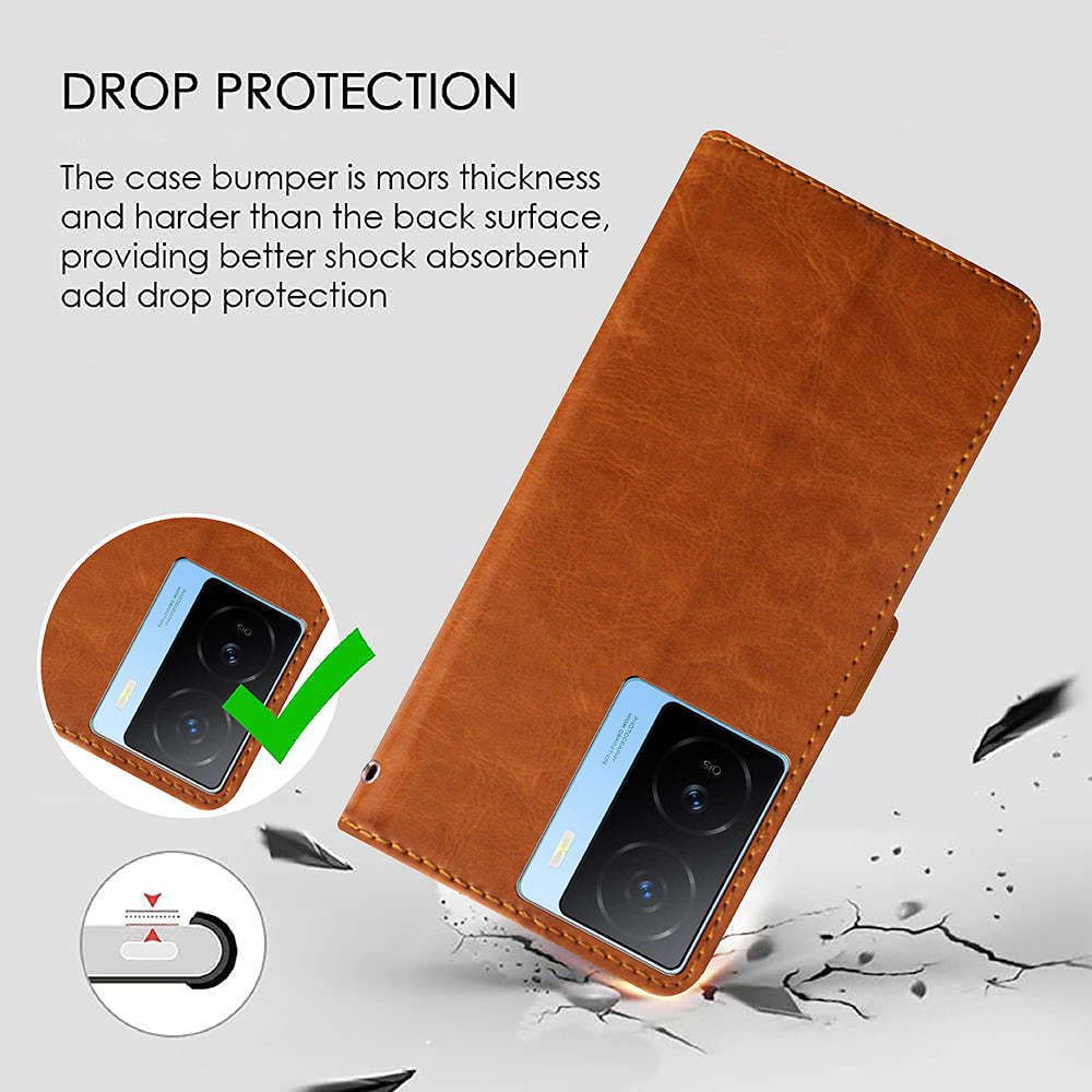 Premium Wallet Flip Cover for iQOO Z7s 5G / iQOO Z7 5G