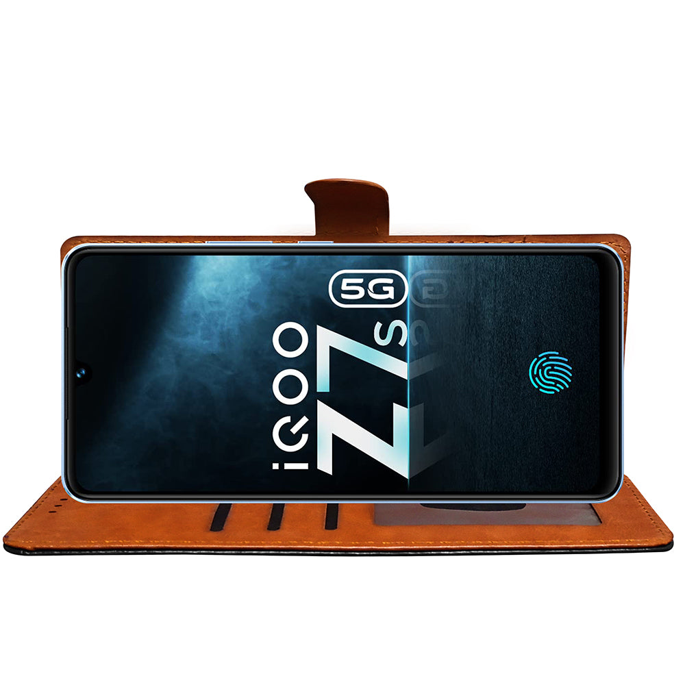 Premium Wallet Flip Cover for iQOO Z7s 5G / iQOO Z7 5G