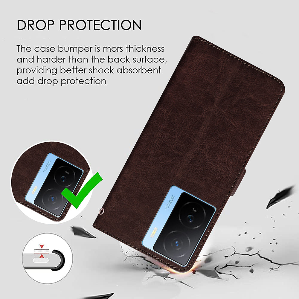 Premium Wallet Flip Cover for iQOO Z7s 5G / iQOO Z7 5G