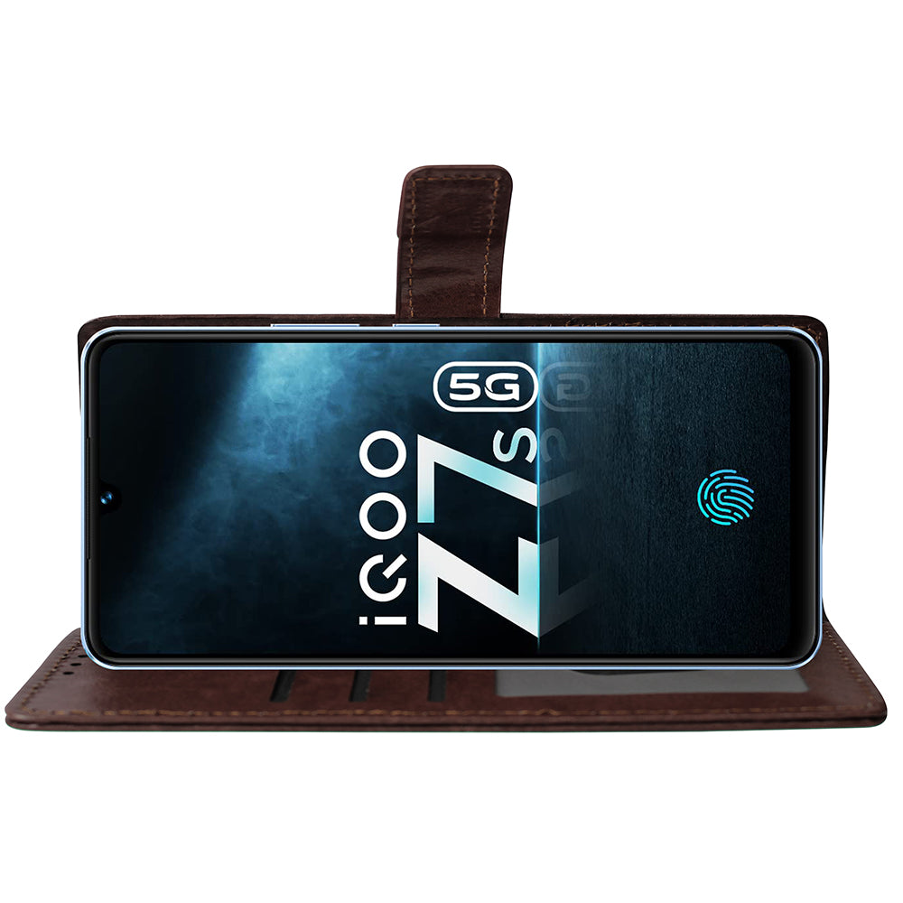 Premium Wallet Flip Cover for iQOO Z7s 5G / iQOO Z7 5G
