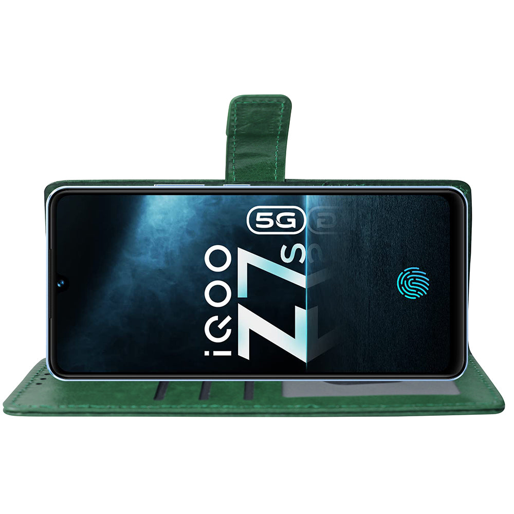 Premium Wallet Flip Cover for iQOO Z7s 5G / iQOO Z7 5G