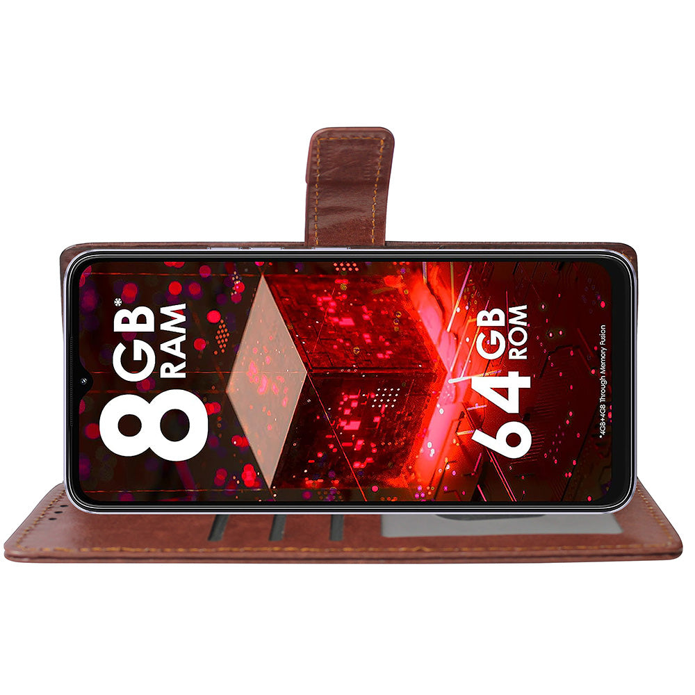 Premium Wallet Flip Cover for Itel A60s 4G