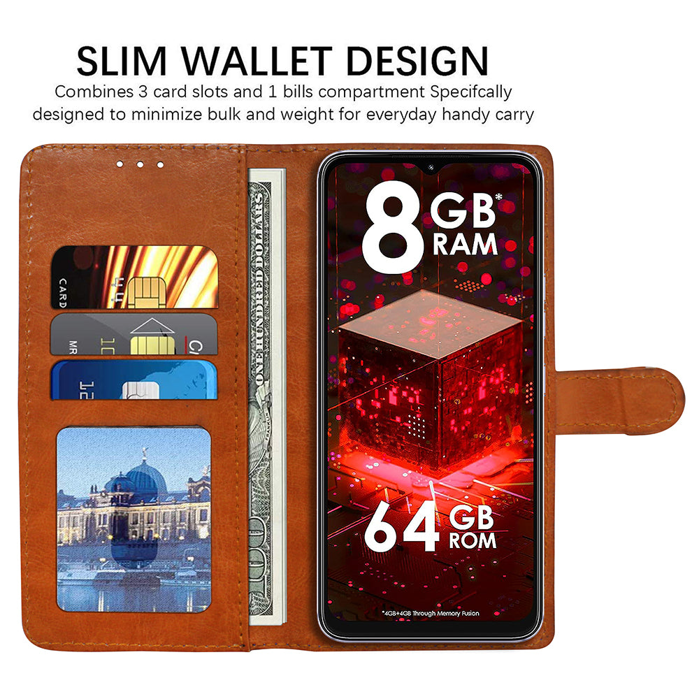 Premium Wallet Flip Cover for Itel A60s 4G