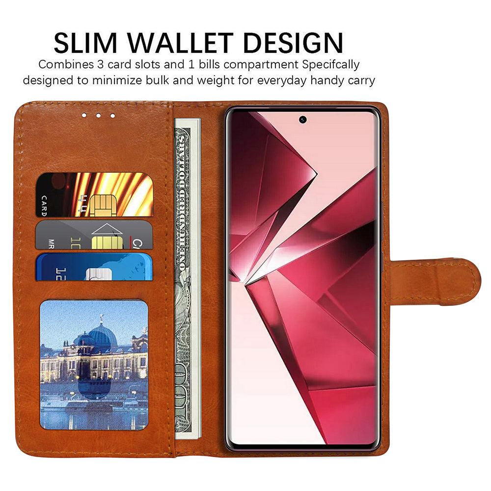 Premium Wallet Flip Cover for Vivo V29E 5G