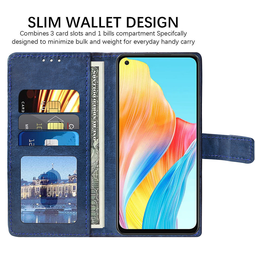 Premium Wallet Flip Cover for Oppo A78 4G