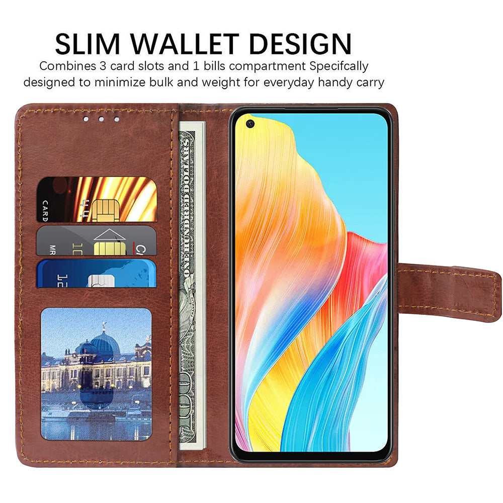 Premium Wallet Flip Cover for Oppo A78 4G