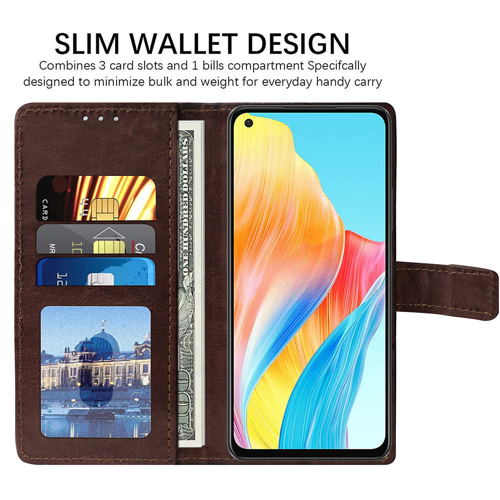 Premium Wallet Flip Cover for Oppo A78 4G