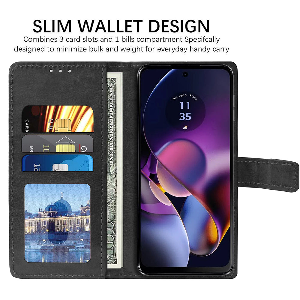 Premium Wallet Flip Cover for Motorola Moto G54 5G