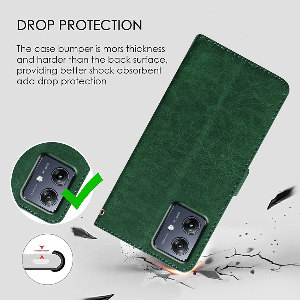 Premium Wallet Flip Cover for Motorola Moto G54 5G